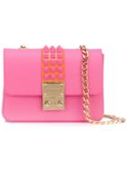 Studded Cross Body Bag - Women - Plastic/metal - One Size, Pink/purple, Plastic/metal, Designinverso