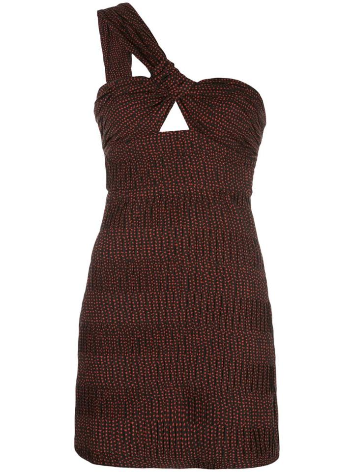 Alexis Zanna Graphic-print Dress - Black