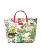 Gucci Kids Tropical Print Tote, Girl's, White
