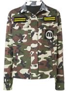 Miu Miu Camouflage Shirt Jacket - Green