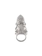 Balenciaga Goth Tiger Articulated Ring - Metallic