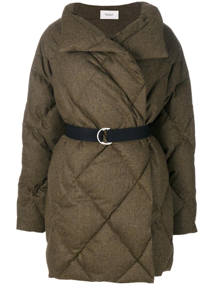 Pringle Of Scotland Belted Quilted Puffa Coat - Unavailable