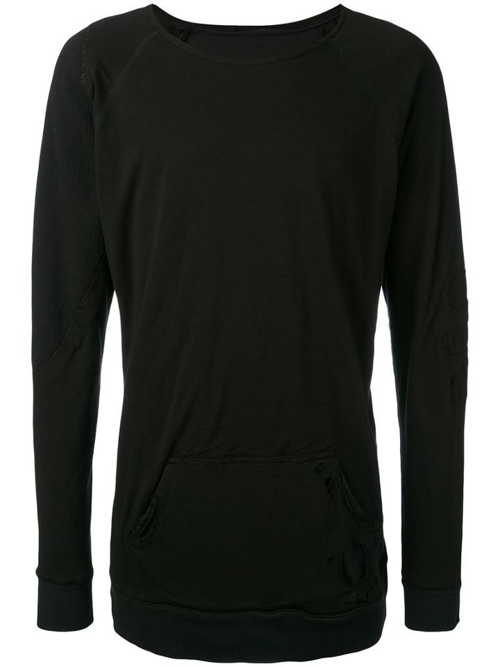 Greg Lauren - Longsleeve Sweater - Men - Cotton - 4, Black, Cotton