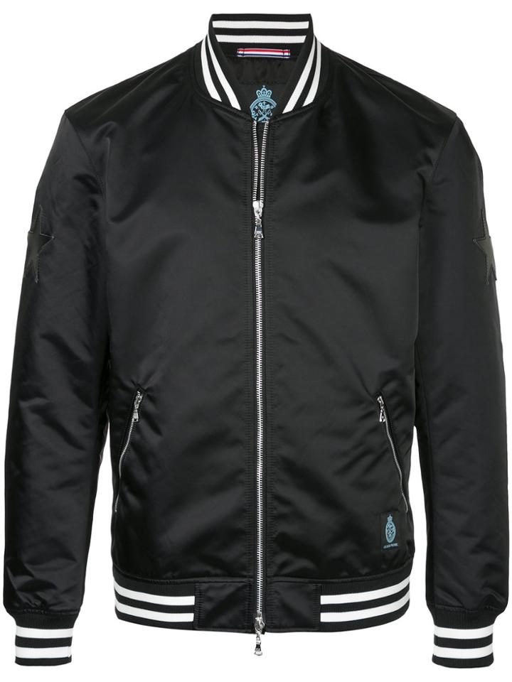 Guild Prime Zipped Bomber Jacket - Black