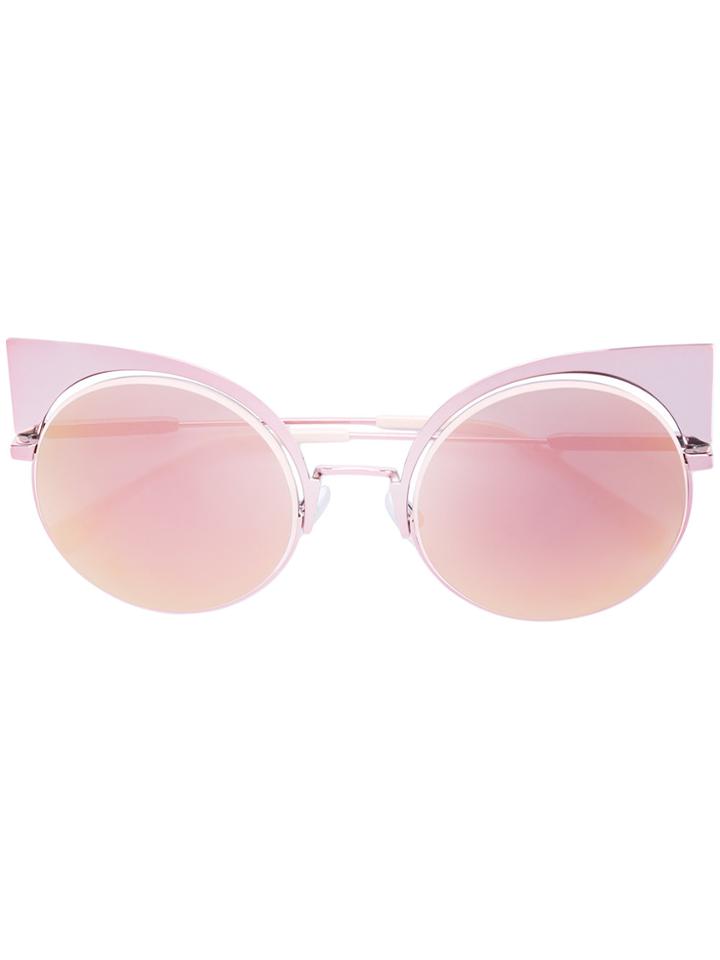 Fendi Eyewear Eyeshine Sunglasses - Pink & Purple