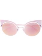 Fendi Eyewear Eyeshine Sunglasses - Pink & Purple