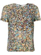 Victoria Beckham - Abstract Print T-shirt - Women - Viscose - 10, Viscose