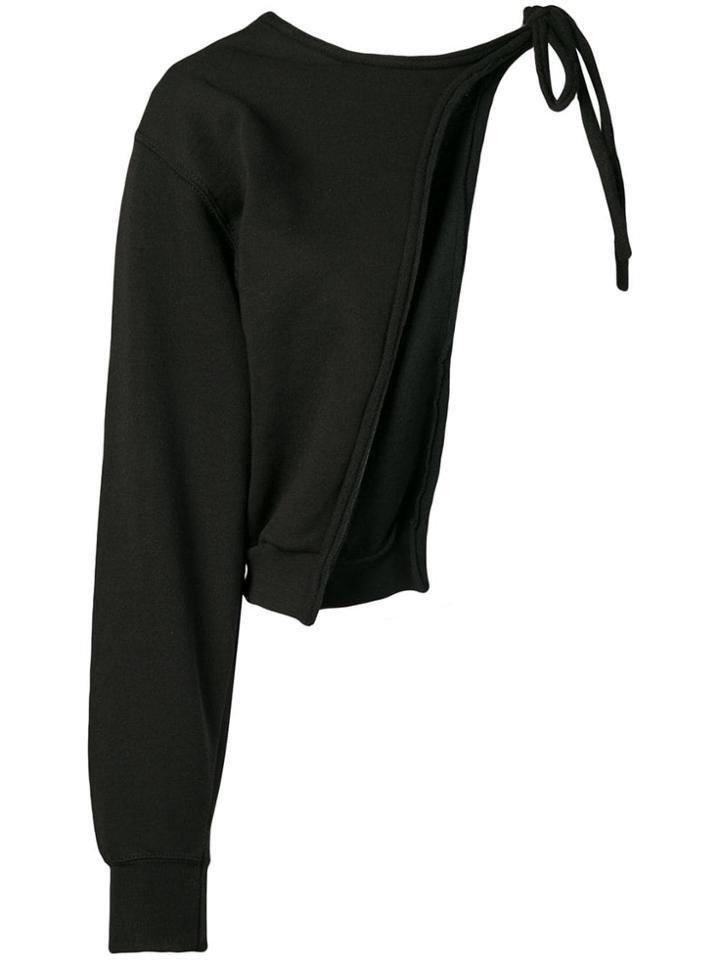 Ottolinger One Sleeve Top - Black