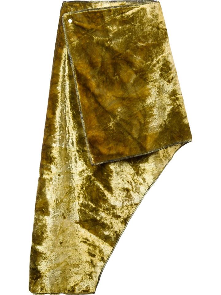 Eckhaus Latta Asymmetric Skirt - Green
