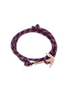 Miansai Anchor Wrap Bracelet, Adult Unisex, Red