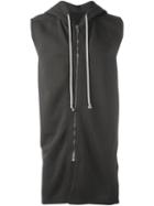 Rick Owens Drkshdw Sleeveless Zipped Hoodie