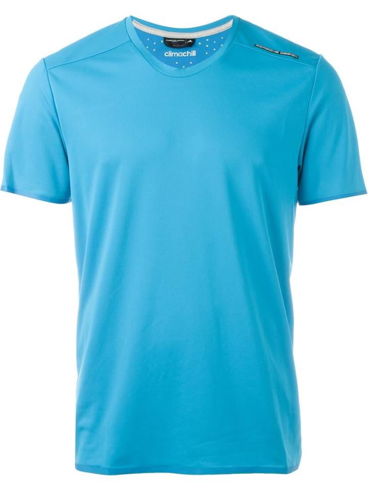Adidas Porsche Design Sports T-shirt, Men's, Size: L, Blue, Polyester