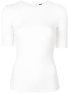 Adam Lippes Fitted Jersey T-shirt - Neutrals