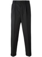 Ami Alexandre Mattiussi Tailored Trousers, Men's, Size: 50, Black, Polyester/wool
