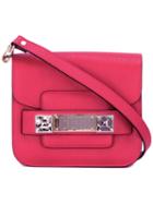 Proenza Schouler - Statement Clasp Bag - Women - Leather/metal (other) - One Size, Women's, Pink/purple, Leather/metal (other)