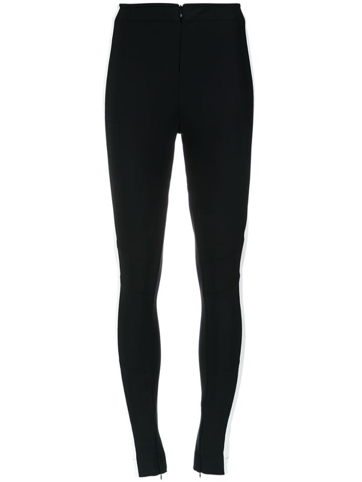 Tufi Duek Bicolor Slim Fit Trousers - Black