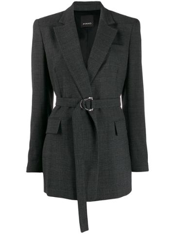 Pinko Belted Blazer - Grey