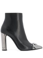 Casadei Heeled Ankle Boots - Black