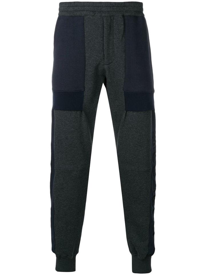 Alexander Mcqueen Oversized Pockets Track Trousers - Grey