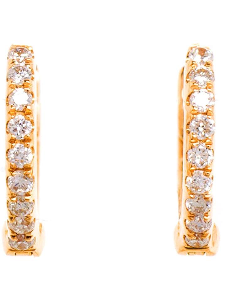 Rosa De La Cruz 18k Yellow Gold And Diamond Earrings
