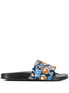 Christian Wijnants Colour-block Slides - Black