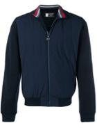 Z Zegna Techmerino&trade; Quilted Bomber Jacket - Blue