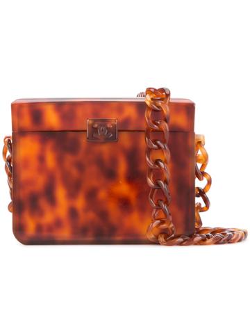 Chanel Vintage Box Chain Bag - Brown
