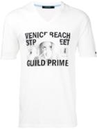 Guild Prime - Venice Beach V-neck T-shirt - Men - Cotton - 1, White, Cotton