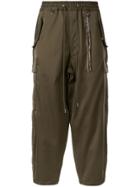 Mastermind World Ankle Length Casual Trousers - Green