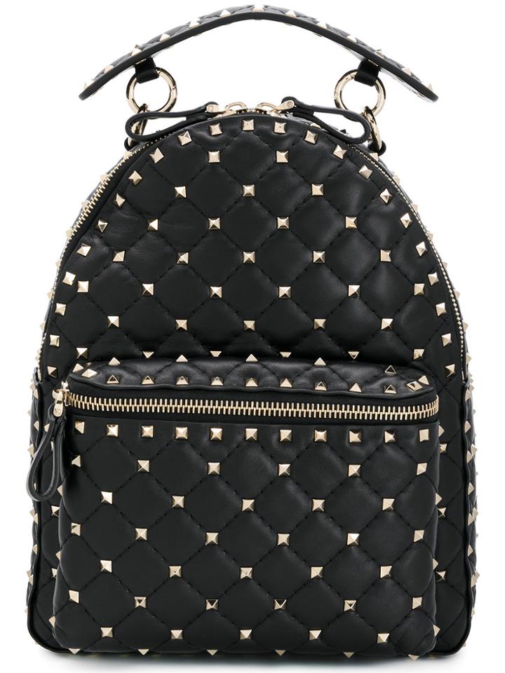Valentino Rockstud Backpack - Black