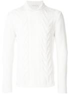 Etro Cable Knit Jumper - White