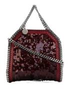 Stella Mccartney Sequinned Mini Falabella Tote - Red