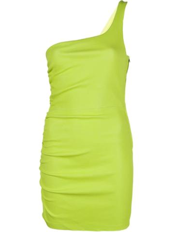 Sprwmn Ruched Mini Dress - Yellow