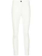 Theory Mid Rise Skinny Trousers - White