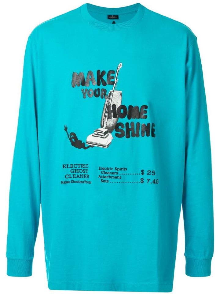 Marcelo Burlon County Of Milan Ghost Cleaner Long-sleeved T-shirt -