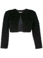 Blugirl - Cropped Jacket - Women - Polyester - 42, Black, Polyester
