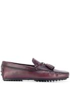 Tod's Tassel Loafers - Red