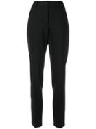 Calvin Klein Side Stripe Tapered Trousers - Black