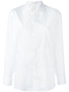 Yohji Yamamoto Pocket Detail Slim-fit Shirt - White