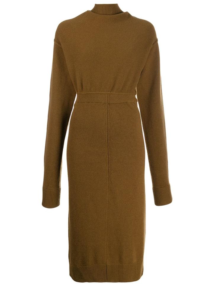 Erika Cavallini Backless Dress - Brown