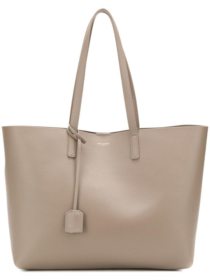 Saint Laurent Large Shopper Tote - Neutrals