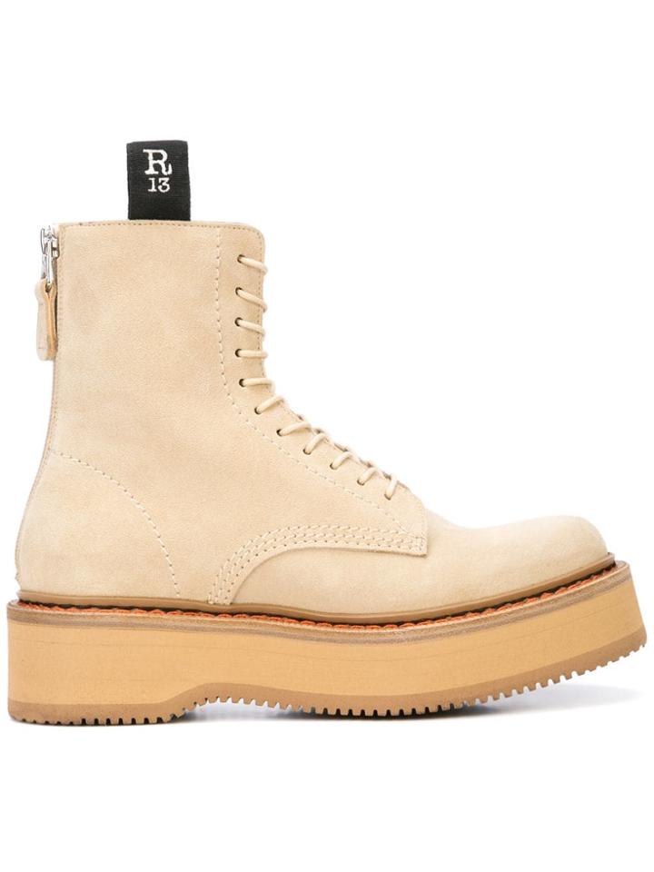 R13 Hiking Boots - Brown