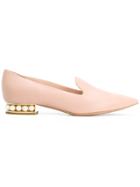 Nicholas Kirkwood Pearl Embellished Loafers - Pink & Purple