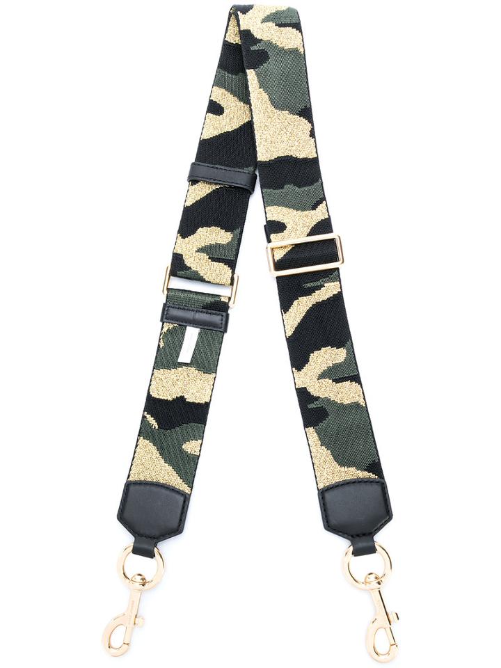 Marc Jacobs - Camo Bag Strap - Women - Nylon/metallic Fibre - One Size, Green, Nylon/metallic Fibre