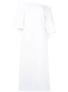 Goen.j Off-shoulder Jersey Dress - White