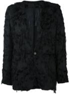 Ann Demeulemeester Fringed Blazer