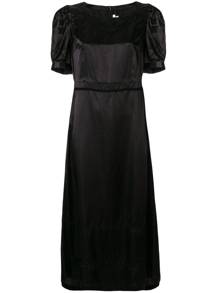 Comme Des Garçons Comme Des Garçons Straight-fit Midi Dress - Black