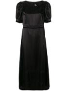Comme Des Garçons Comme Des Garçons Straight-fit Midi Dress - Black