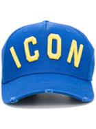 Dsquared2 Icon Baseball Cap, Men's, Blue, Cotton