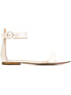 Gianvito Rossi 'portofino' Flat Sandals - White